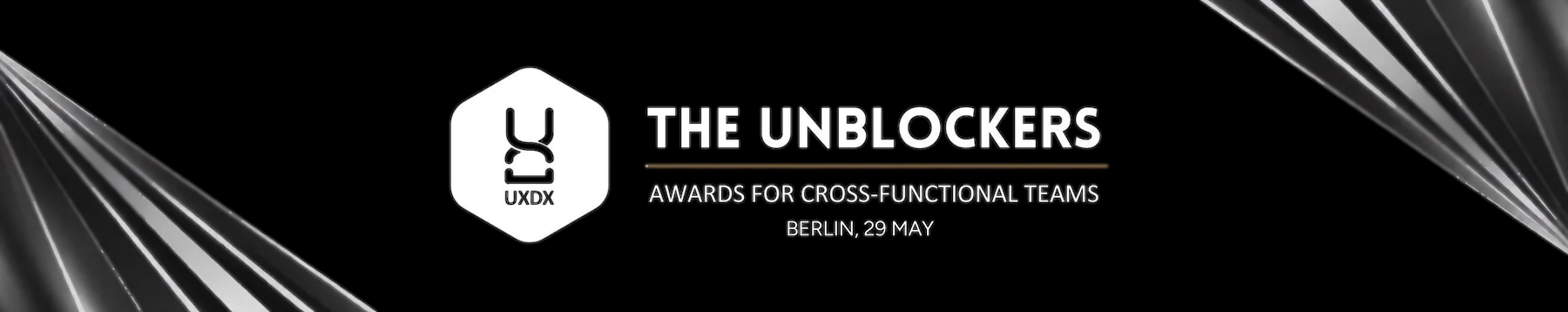 The Unblockers by UXDX: Awards for cross-functional teams, Berlin, 29 May